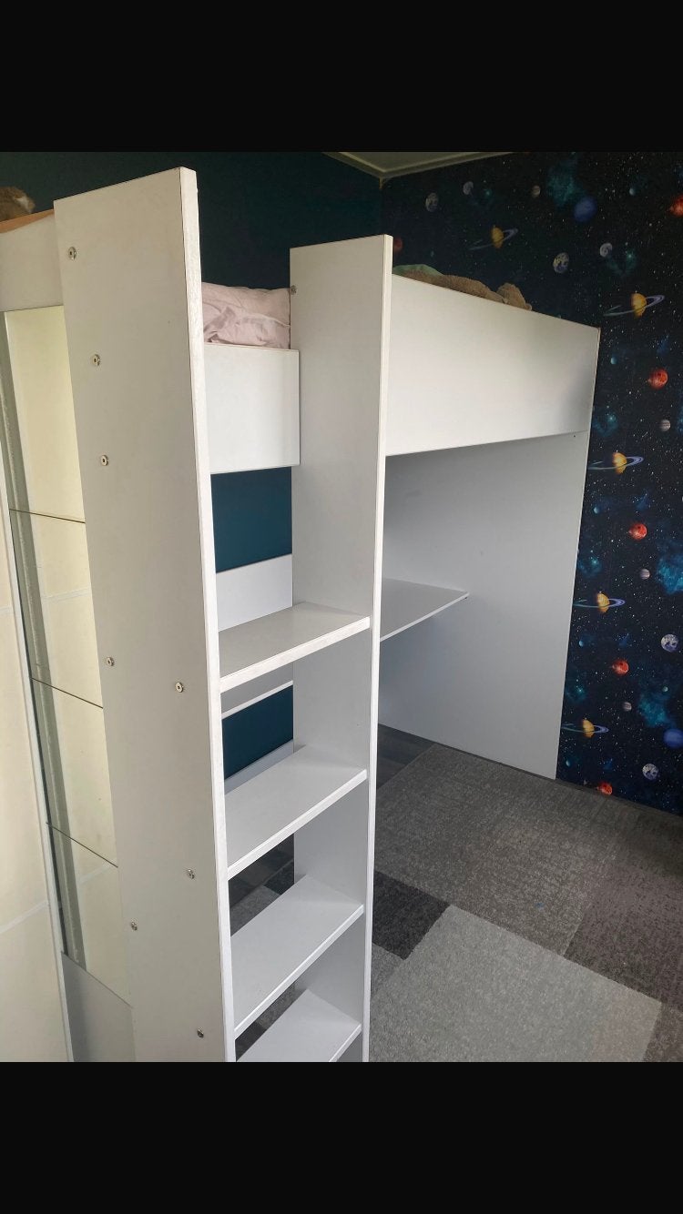 Hoogslaper gratis af te halen, Kinderen en Baby's, Kinderkamer | Stapelbedden en Hoogslapers, Ophalen, Zo goed als nieuw, Hoogslaper