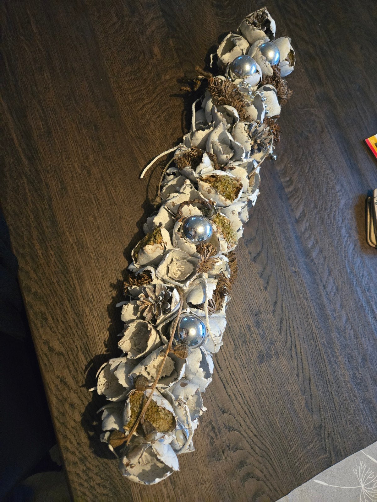 KERST OF PASEN Decoratie tak 70 cm x 15 cm,izgs, Ophalen of Verzenden, Zilver, Zilver
