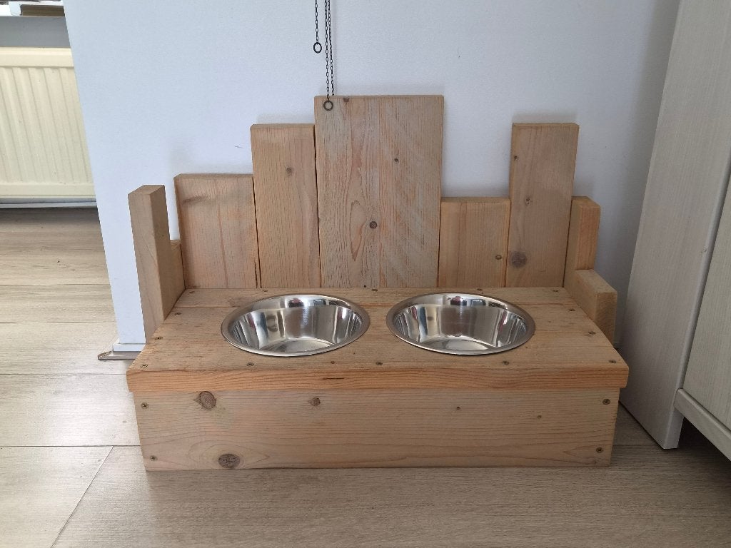 Honden voerbak, Ophalen, Gebruikt