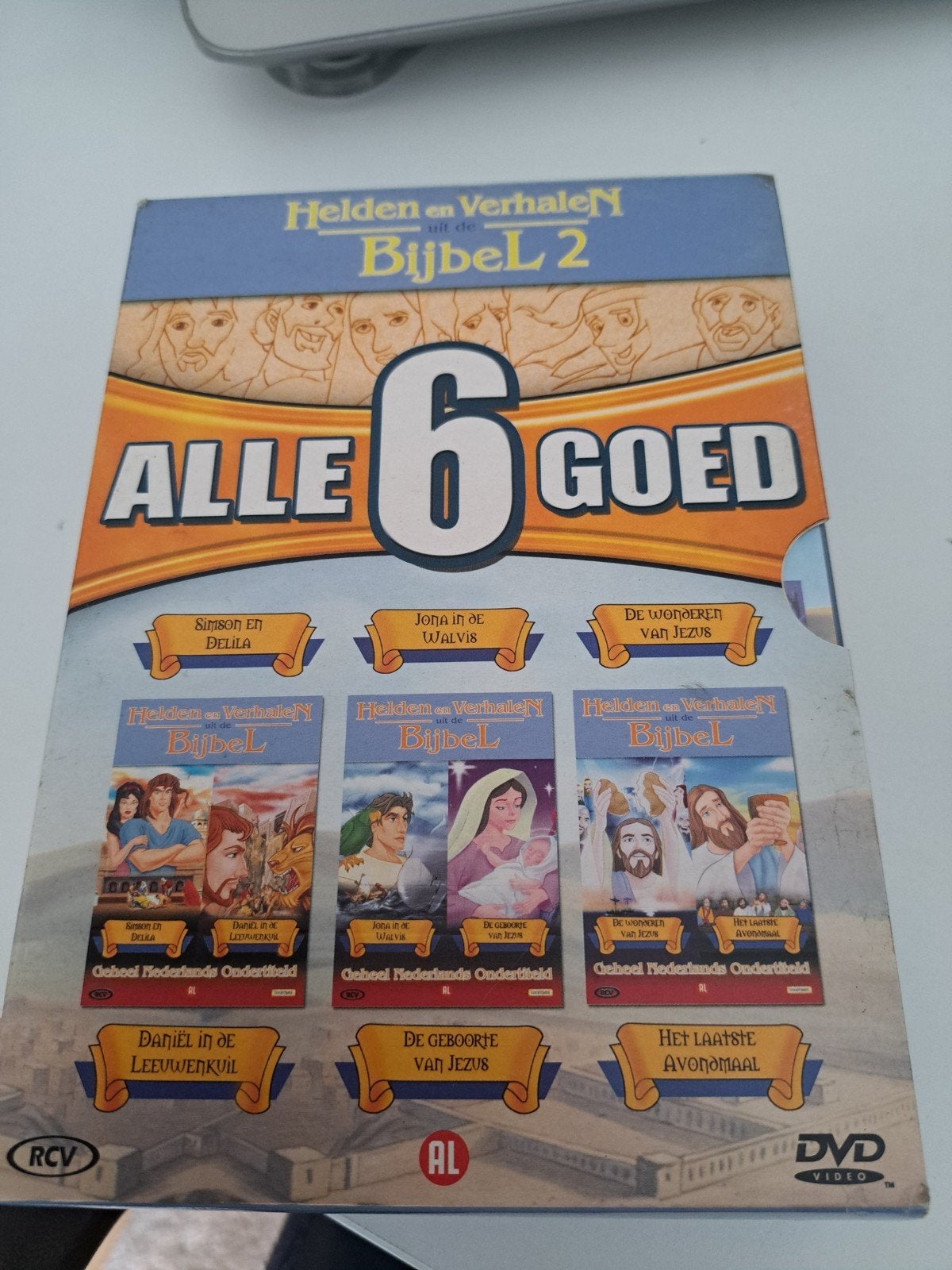 6DVD-box - Helden en verhalen uit de Bijbel 2, Alle leeftijden, Ophalen of Verzenden, Zo goed als nieuw