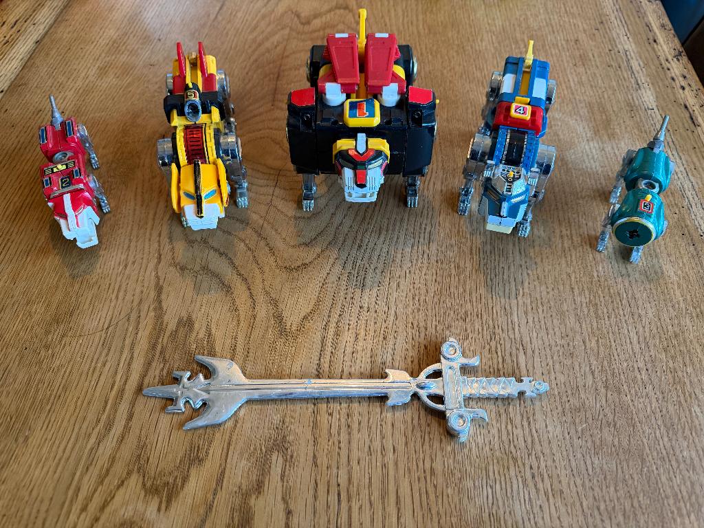 VINTAGE Voltron Originele Die-Cast Robot Jaren 80 Nostalgie, Ophalen of Verzenden