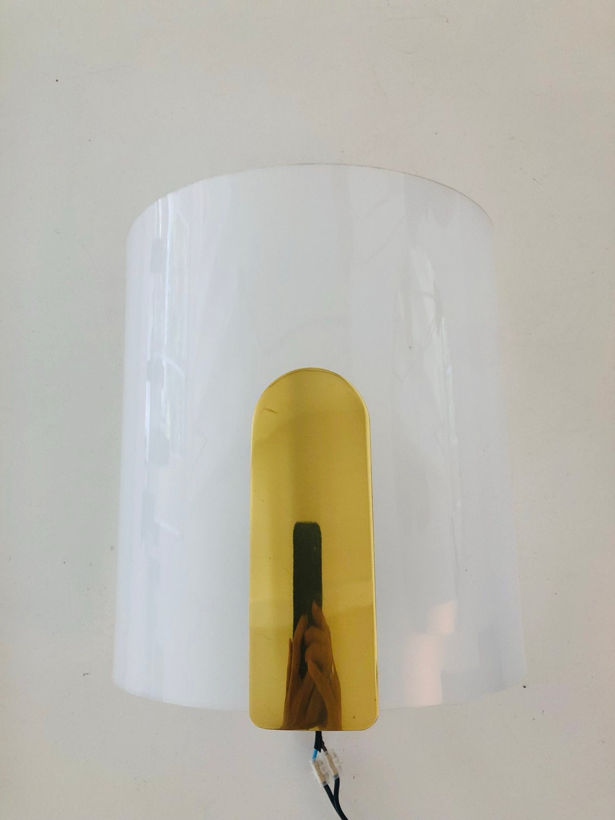 Metalarte Wandlamp - Wit met Gouden Accent, Ophalen of Verzenden, Gebruikt, Kunststof