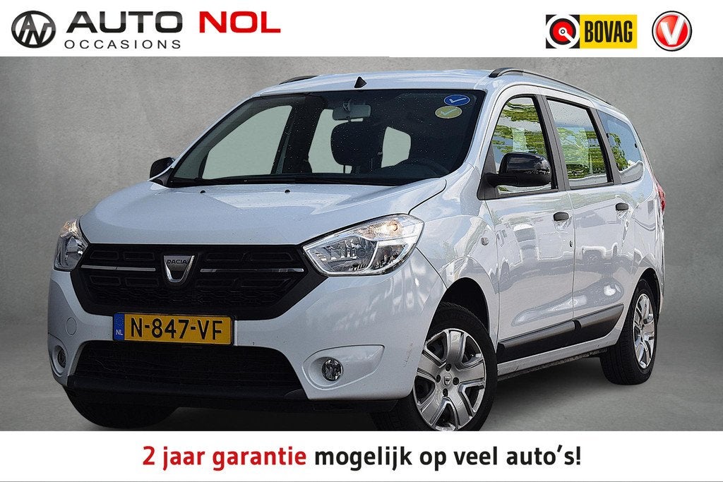 Dacia Lodgy 1.3 TCe Comfort 7p. | Trekhaak | Apple Carplay |, Auto's, Dacia, Stof, Gebruikt, Euro 6, 4 cilinders