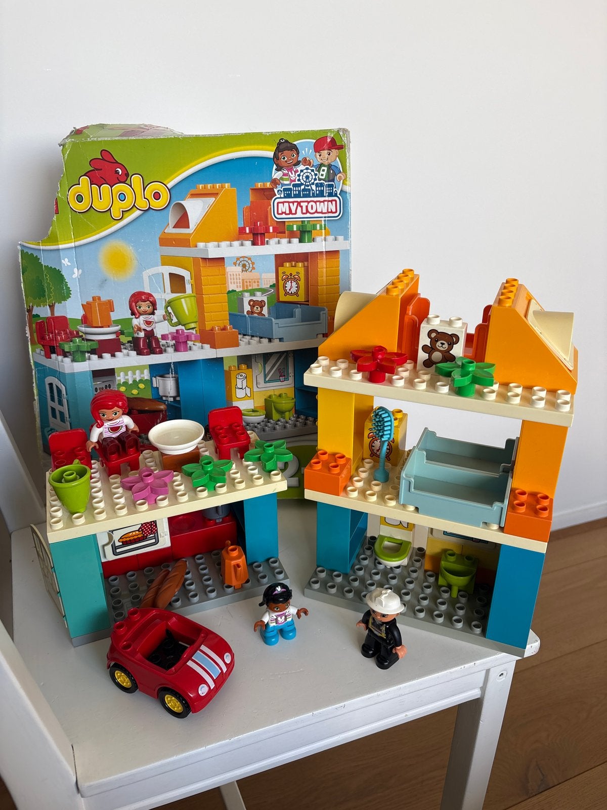 LEGO 10835 Duplo Huis met Figuren en Auto, Ophalen of Verzenden, Gebruikt, Overige merken