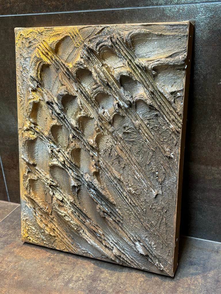 3D Wandkunst’ Planetrust ‘-Textuur Abstract Art 30x40 cm, Antiek en Kunst, Kunst | Schilderijen | Abstract, Ophalen of Verzenden