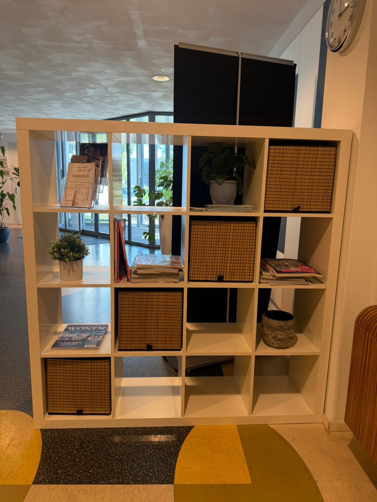 Ikea Kallax kast wit, Ophalen, Zo goed als nieuw, 25 tot 50 cm, 100 tot 150 cm