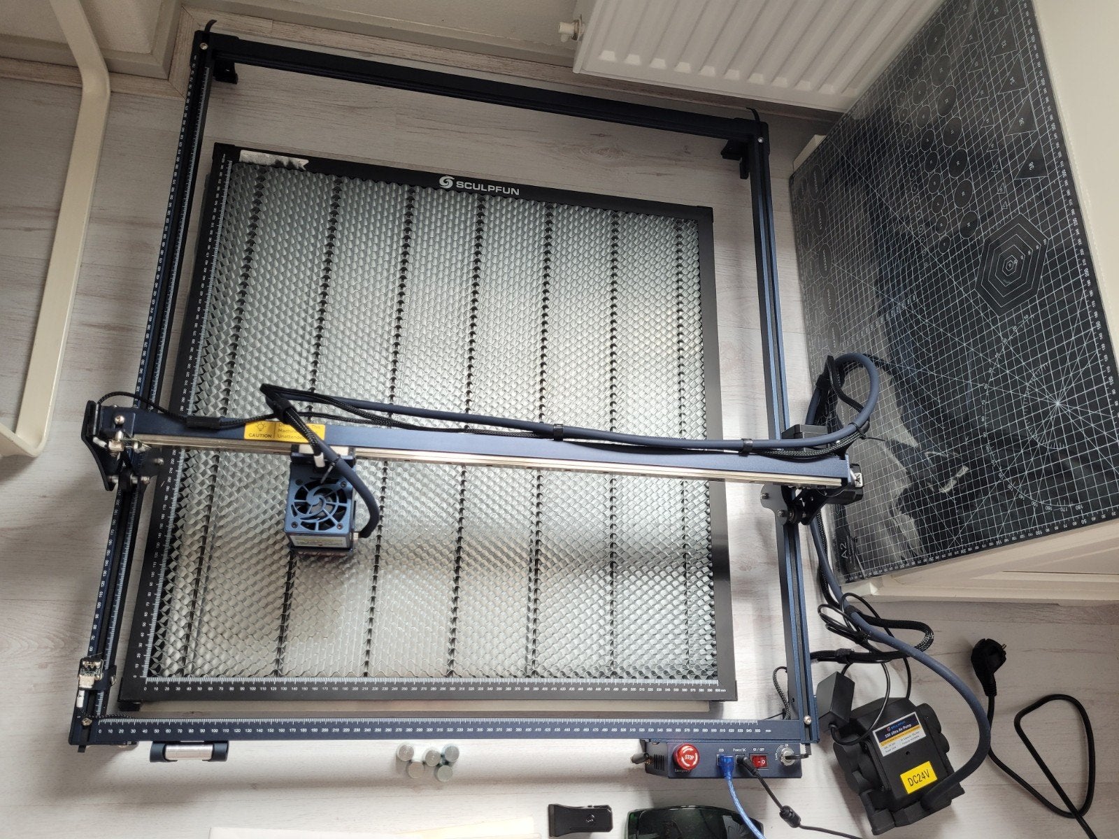 SCULPFUN S30 Ultra 22W Laser Graveermachine&Snijder 60x60cm, Ophalen, Zo goed als nieuw