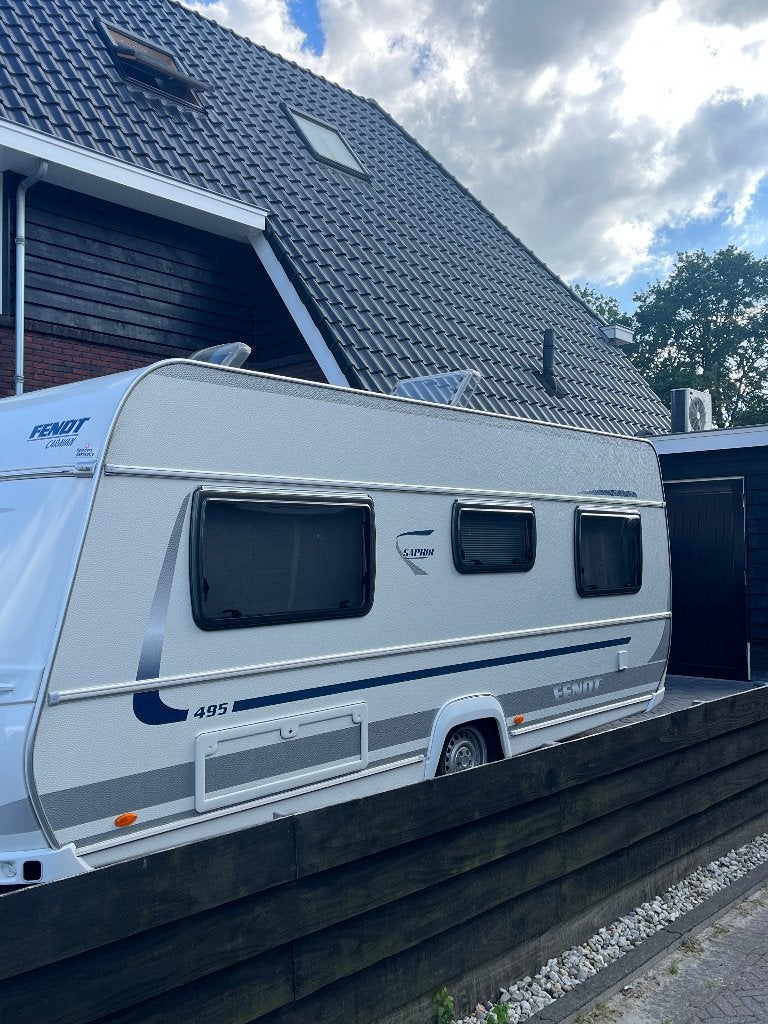 Caravan | Fendt Saphir SFB 495 | Mover | 2de Eigenaar, Rondzit, Frans bed, Particulier, Fendt