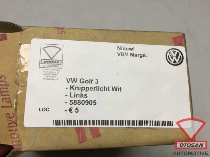 vw golf 3 knipperlicht nieuw! links 5880905, Auto-onderdelen, Volkswagen, Volkswagen AG, Nieuw, Berliner Ring 2
38440  Wolfsburg, DE