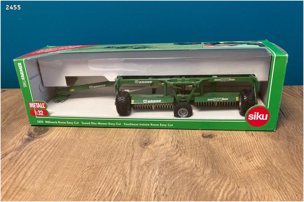 Siku 2455 - Krone Maaimachine 1:32, Ophalen, Gebruikt, Tractor of Landbouw, SIKU