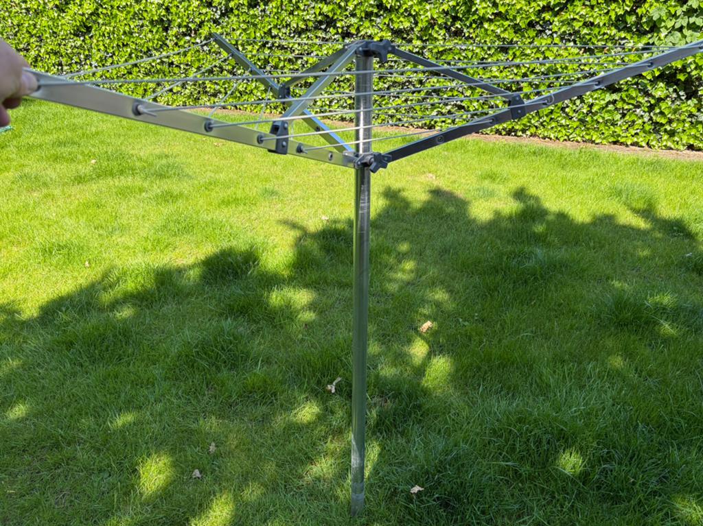 Droogmolen klein camping aluminium, Ophalen of Verzenden, Zo goed als nieuw, Droogmolen