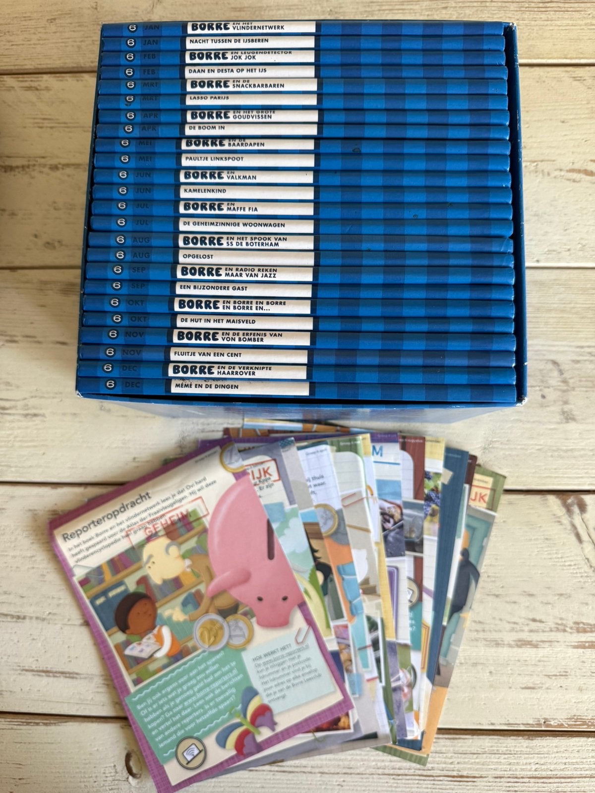 complete serie Borre boekjes en 12 flyers groep 6, Boeken, Ophalen of Verzenden, Nieuw, Fictie algemeen