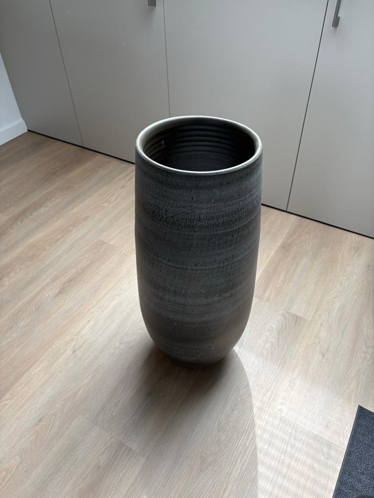 Hoge bloempot, 70cm, diameter 23cm, Ophalen, Overige materialen, Gebruikt, Rond