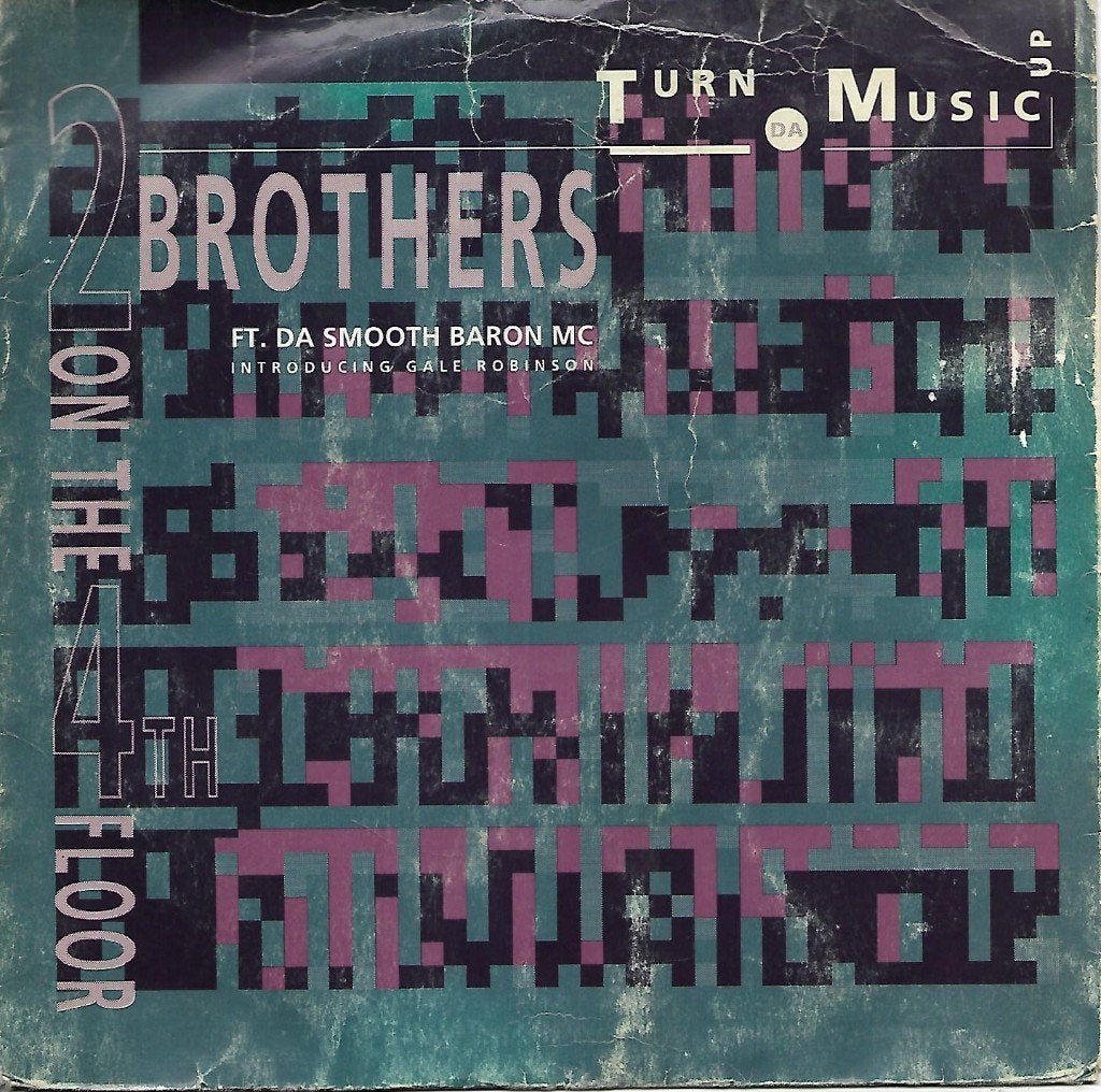 2 Brothers On The 4th Floor Ft. Da Smooth Baron MC - Turn da, Ophalen of Verzenden, Gebruikt, 7 inch, Pop