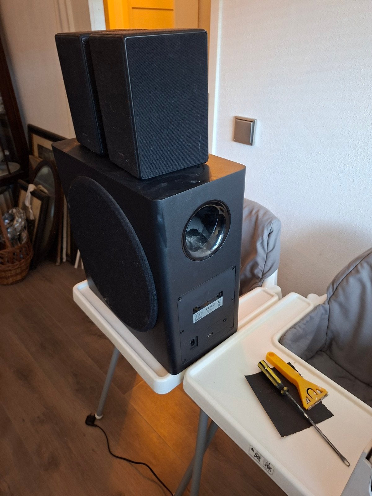 Samsung HW-Q950A Soundbar met Draadloze Satellieten, Ophalen, Bluetooth, Gebruikt