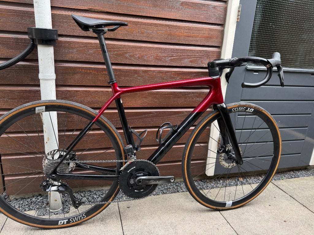 Look huez 2 racefiets powermeter Shimano di2 maat M, 28 inch, Carbon, Zo goed als nieuw, Meer dan 20 versnellingen