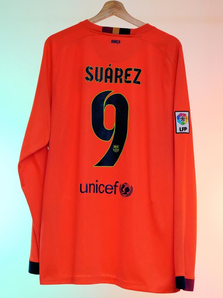 Barcelona 2014/2015  Shirt Longsleeve (#9 Suárez) (XXL), Maat XL, Ophalen of Verzenden, Zo goed als nieuw, Shirt