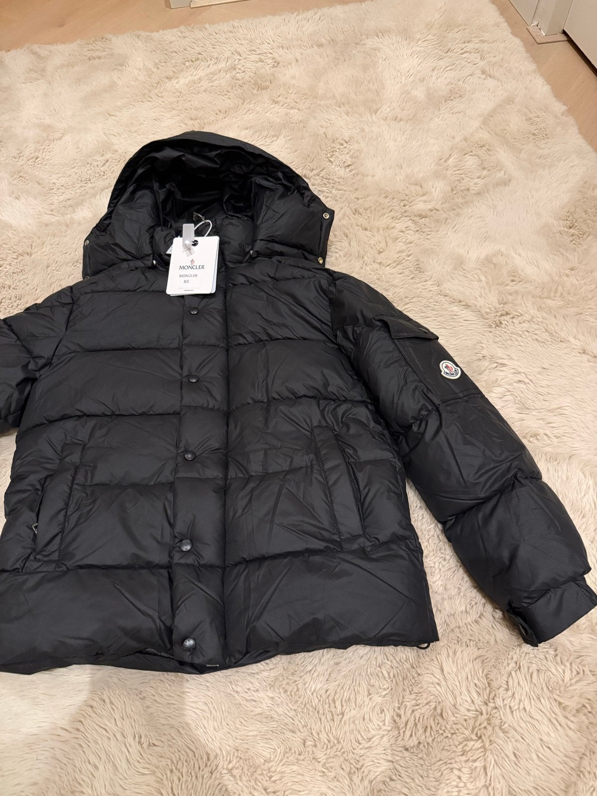 Moncler jas maat XS, Ophalen of Verzenden, Nieuw, Zwart