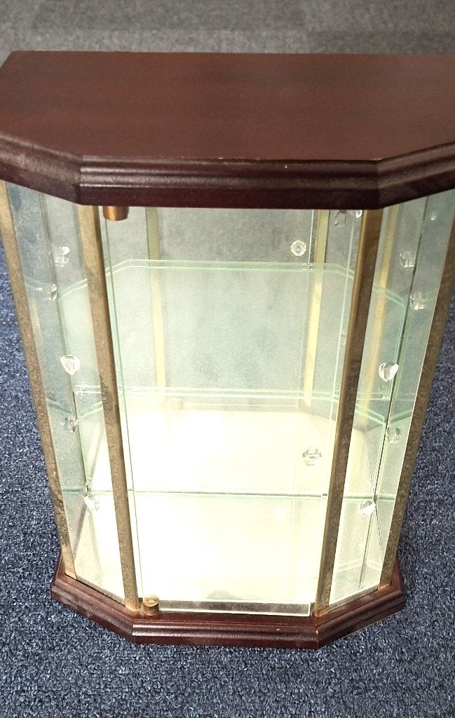 Klein Vitrine kastje voor bv verzameling, Huis en Inrichting, Ophalen, Minder dan 50 cm, Met deur(en), Overige houtsoorten