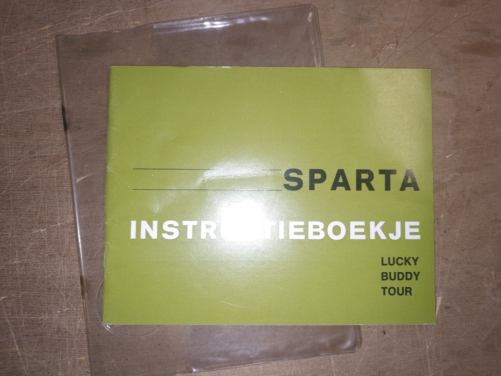 Sparta instructie boekje in originele folie hoes, Ophalen of Verzenden