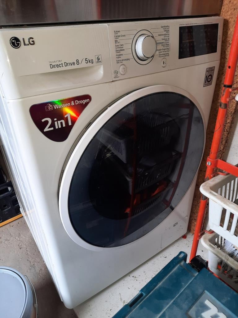 LG Direct Drive 8/5kg 2-in-1 Wasmachine en Droger, Witgoed en Apparatuur, Was-droogcombinaties, 6 tot 8 kg, Ophalen, Gebruikt