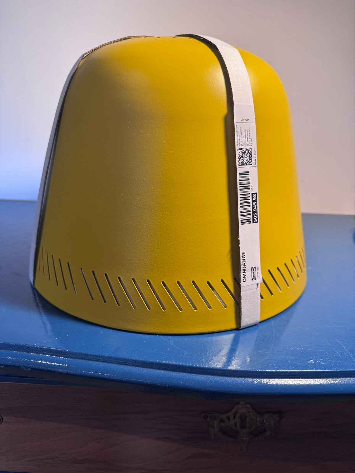 IKEA Ommjange Lampenkap Geel - Nieuw, Ophalen of Verzenden, Nieuw