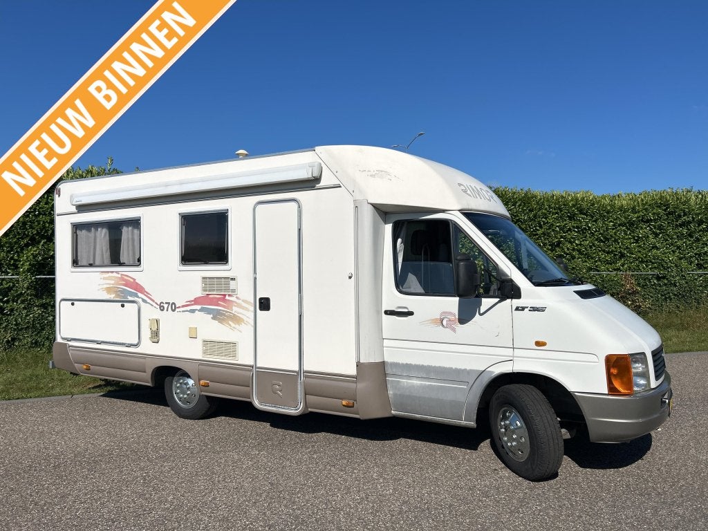 VW LT 35 CAMPER RIMOR 670 SAILER ZEER NETTE STAAT!, Caravans en Kamperen, Campers, Ringverwarming, Achteruitrijcamera, Bedrijf
