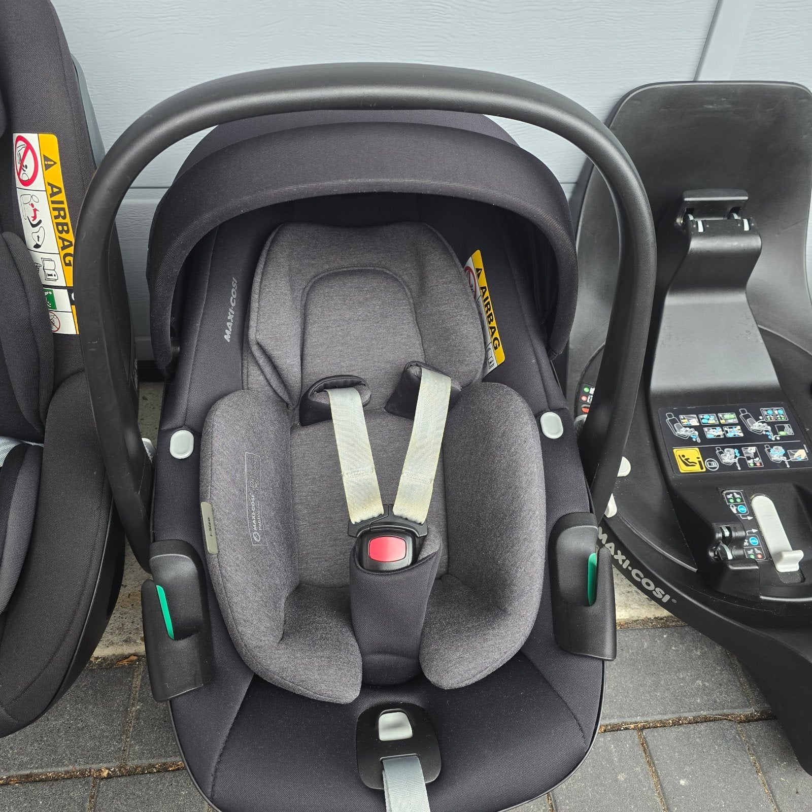Maxi-Cosi FamilyFix 360 | Pebble 360, Kinderen en Baby's, Ophalen, Verstelbare rugleuning, Zo goed als nieuw, Isofix