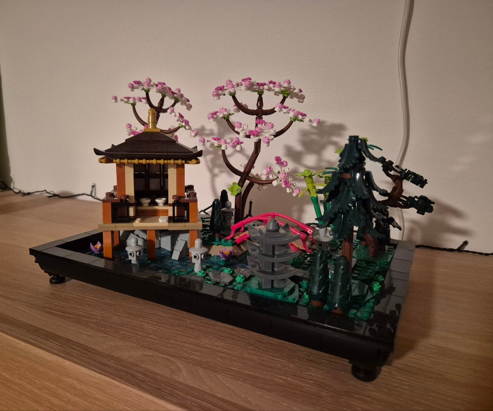 Lego Japanse Tuin met Tempel en Kersenbloesem, Ophalen of Verzenden, Zo goed als nieuw, Overige merken