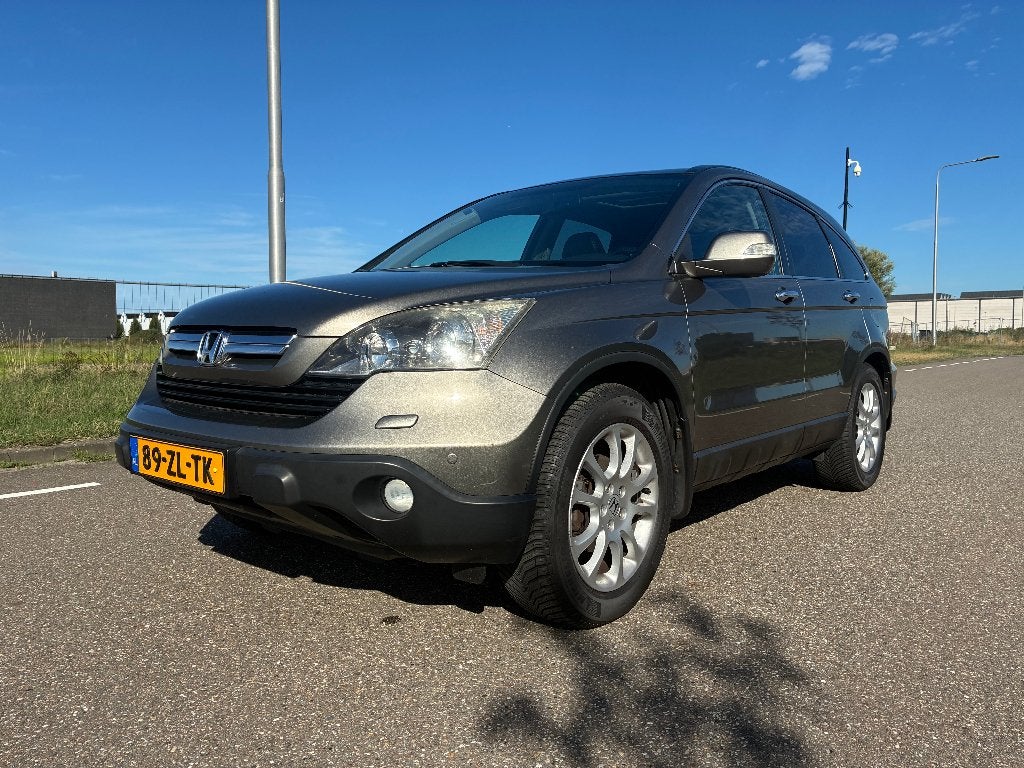 Honda CR-V 2.0i Executive AUT 2008 Grijs, Auto's, Automaat, Zwart, Vierwielaandrijving, Zilver of Grijs