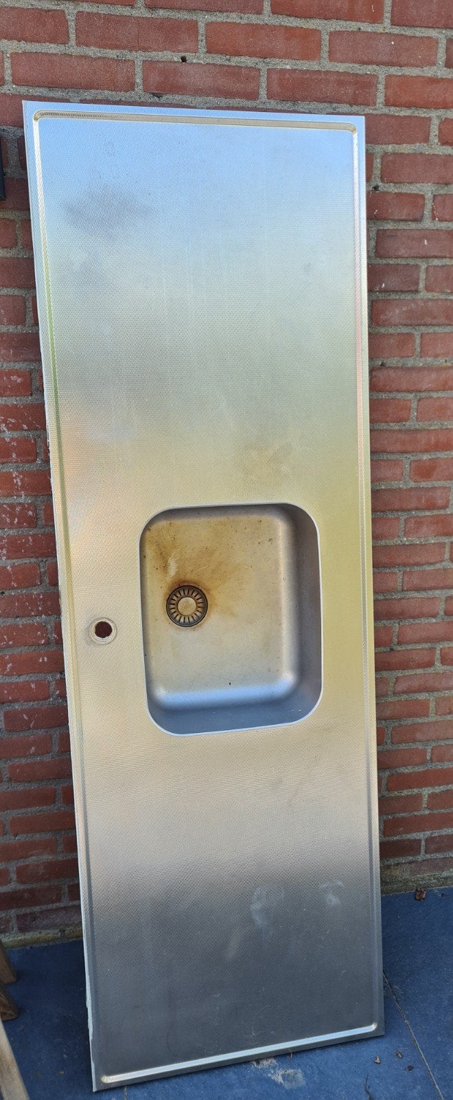 rvs aanrechtblad., Ophalen, 50 tot 75 cm, Minder dan 100 cm