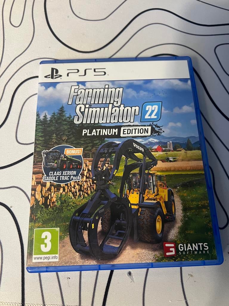 Farming Simulator 22 Platinum Edition PS5 Game, Spelcomputers en Games, Games | Sony PlayStation 5, Ophalen of Verzenden, Zo goed als nieuw