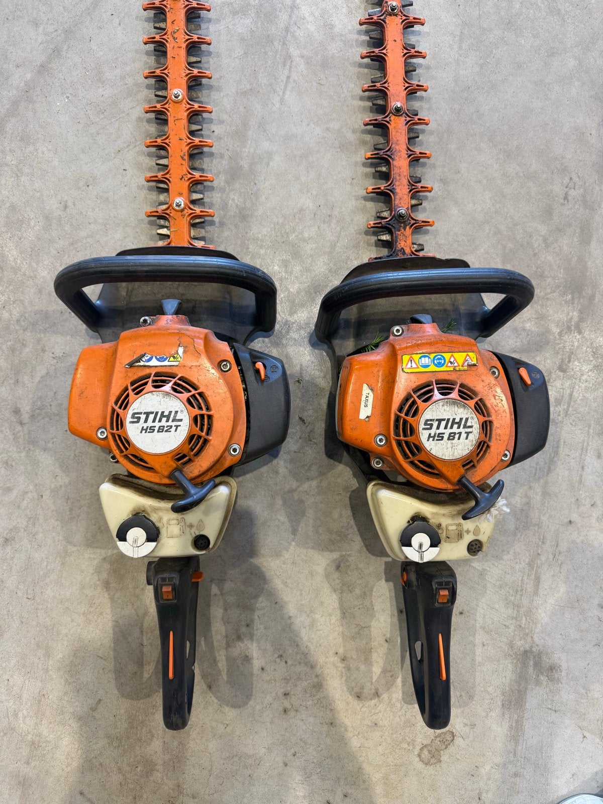 Stihl HS82T & HS81T Heggenschaar Benzine(per stuk of samen), Ophalen, Gebruikt, Benzine