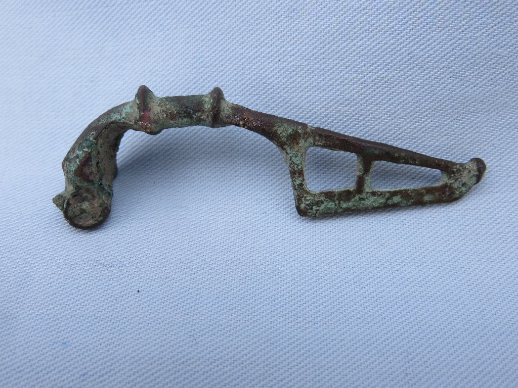 Keltische kleding fibula - ca. 2100 jaar oud - bodemvondst, Ophalen of Verzenden