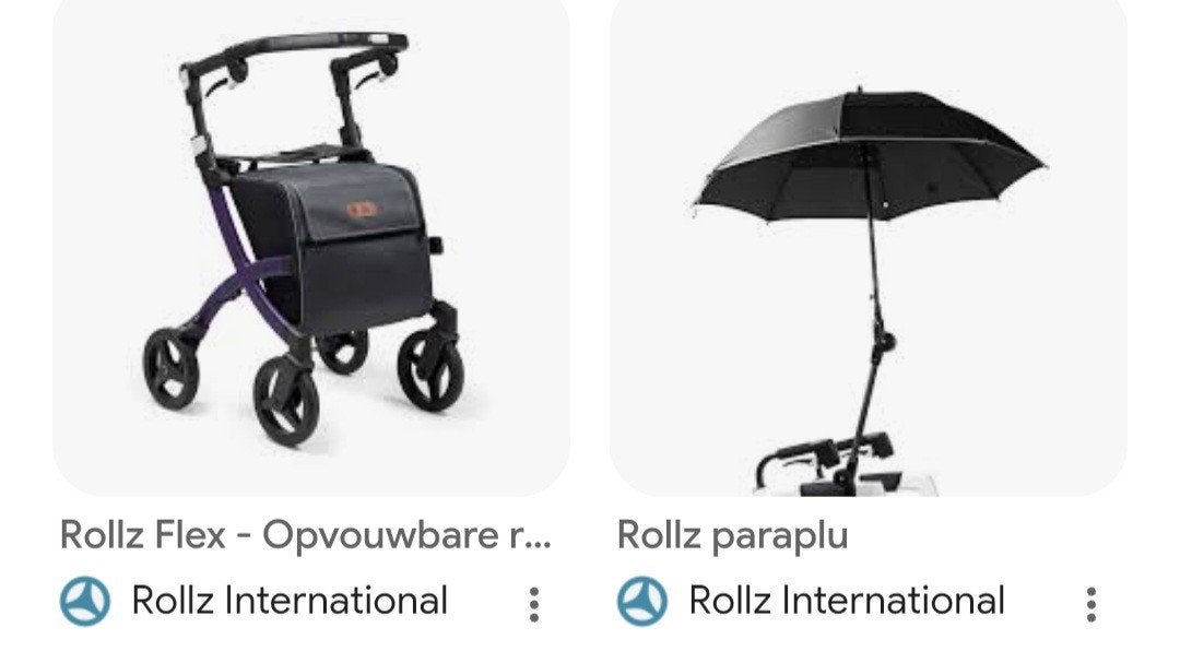 rollz-flex rollator, Ophalen, Lichtgewicht, Zo goed als nieuw