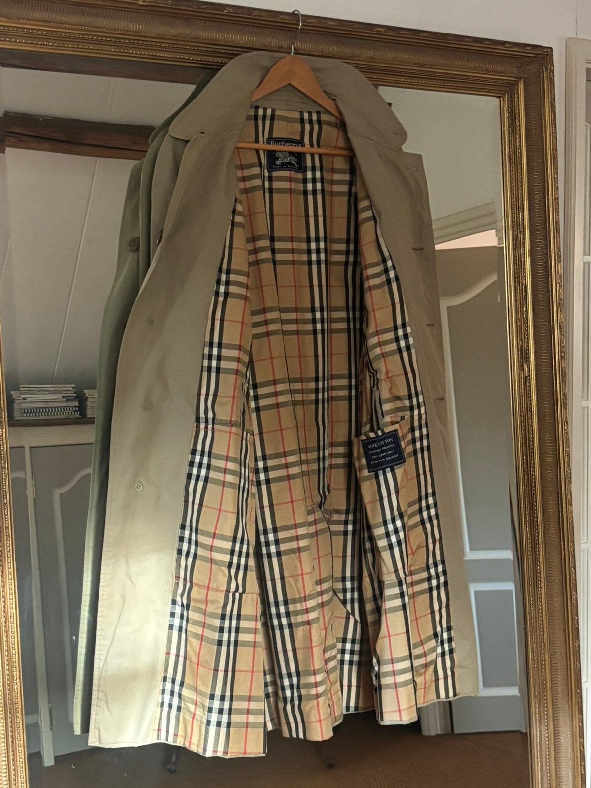 Burberry regenjas maat 48/50, Ophalen of Verzenden, Gedragen, Maat 46/48 (XL) of groter