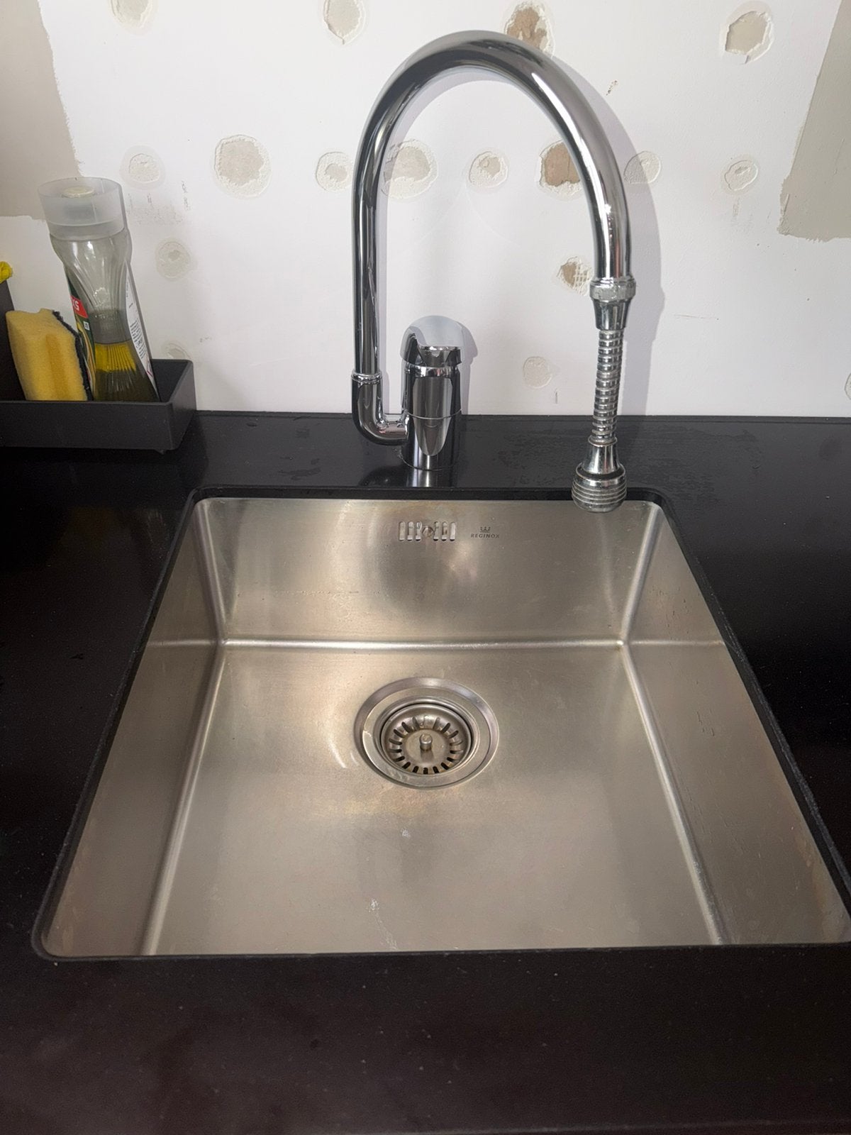 Reginox spoelbak + Grohe kraan, Ophalen, Minder dan 50 cm, Zo goed als nieuw, Minder dan 100 cm