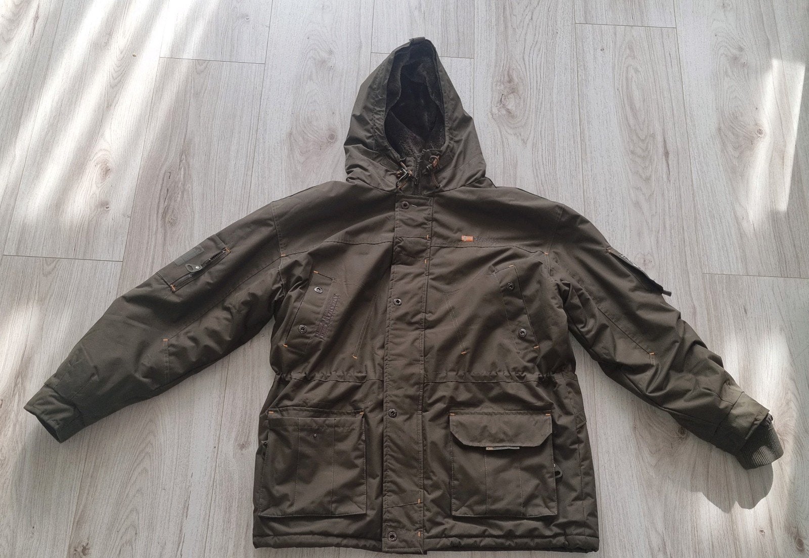 GEOGRAPHICAL NORWAY Parka met capuchon, herenmaat xl, Ophalen of Verzenden, Maat 56/58 (XL), Blauw