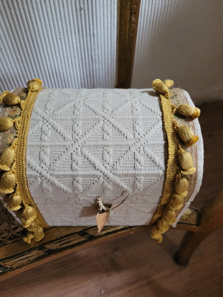 Oude Franse stoffen doos, Ophalen of Verzenden