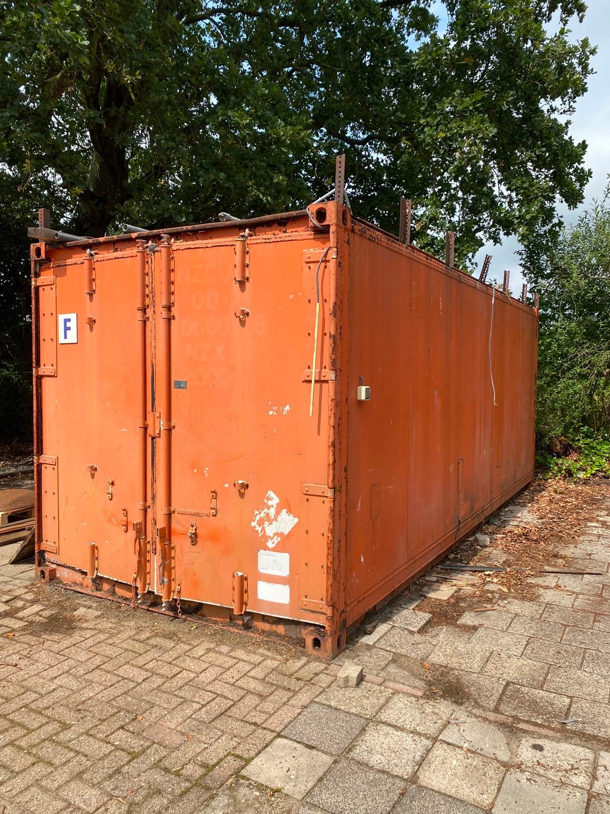Zeecontainer met houten vloer - 6m lang, 2.4m breed, 2.4m ho, Ophalen