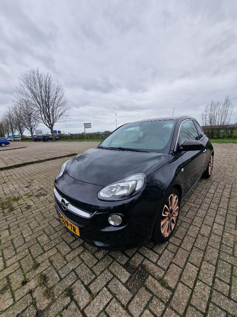 Opel ADAM Senses 1.2 Ecoflex 70PK 2016 Zwart, Voorwielaandrijving, ADAM, 40 €/maand, 4 cilinders