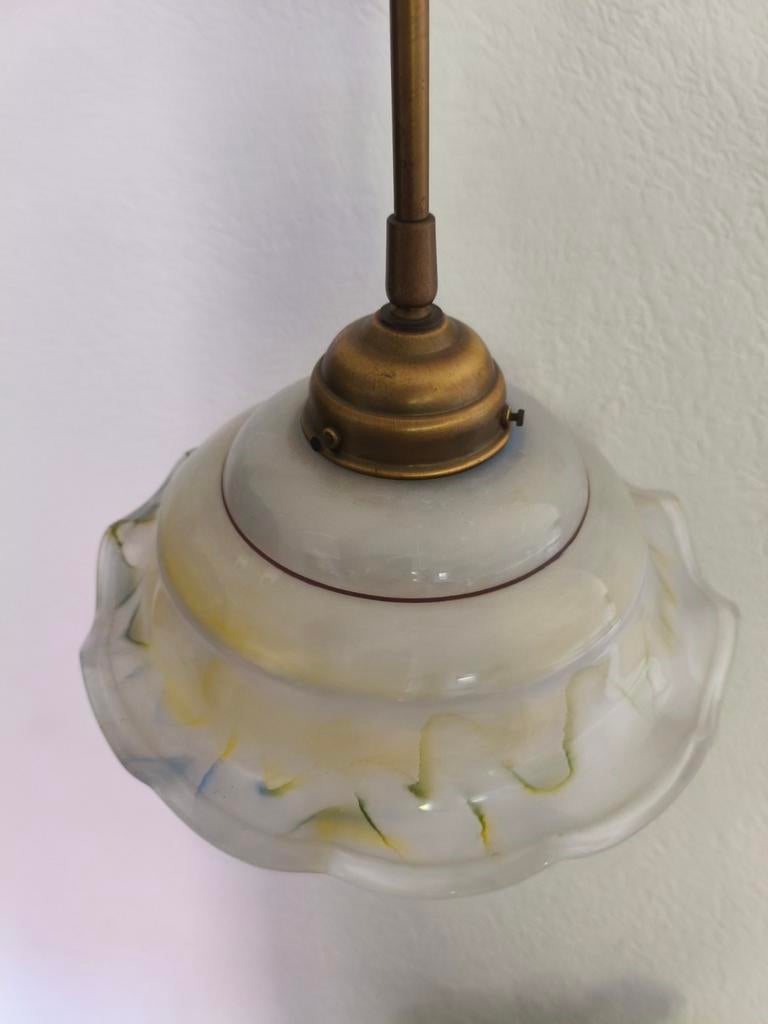 Art deco hanglamp, Antiek en Kunst, Antiek | Lampen, Ophalen