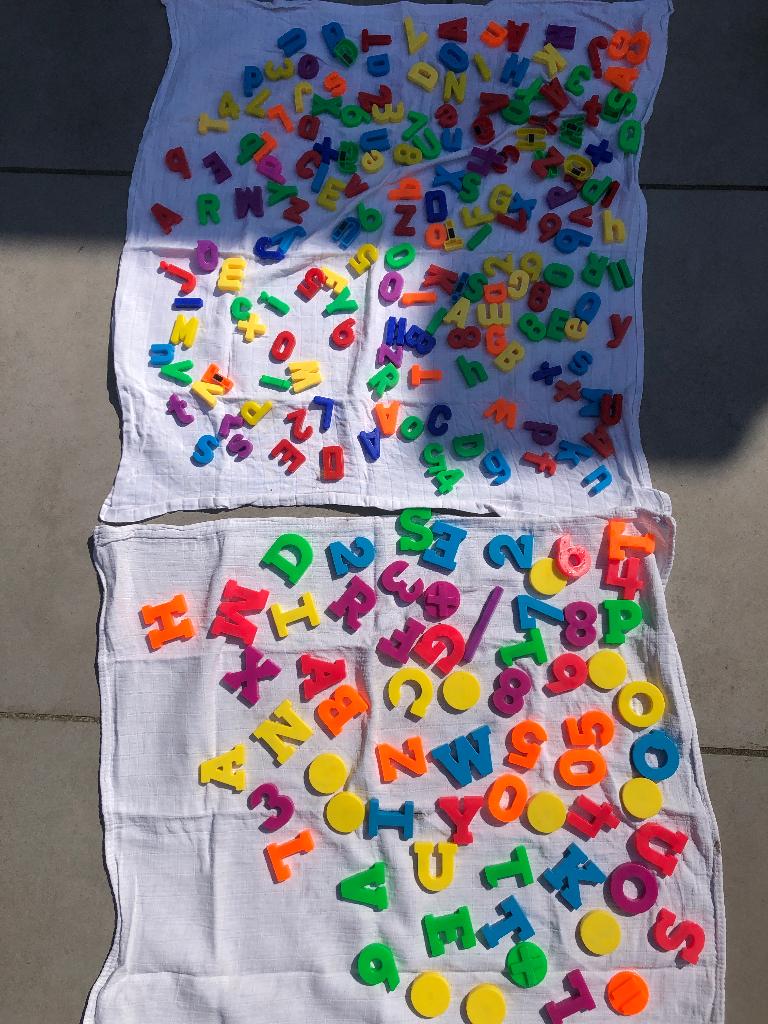 Magneet letters/cijfers, Kinderen en Baby's, Speelgoed | Educatief en Creatief, Ophalen of Verzenden
