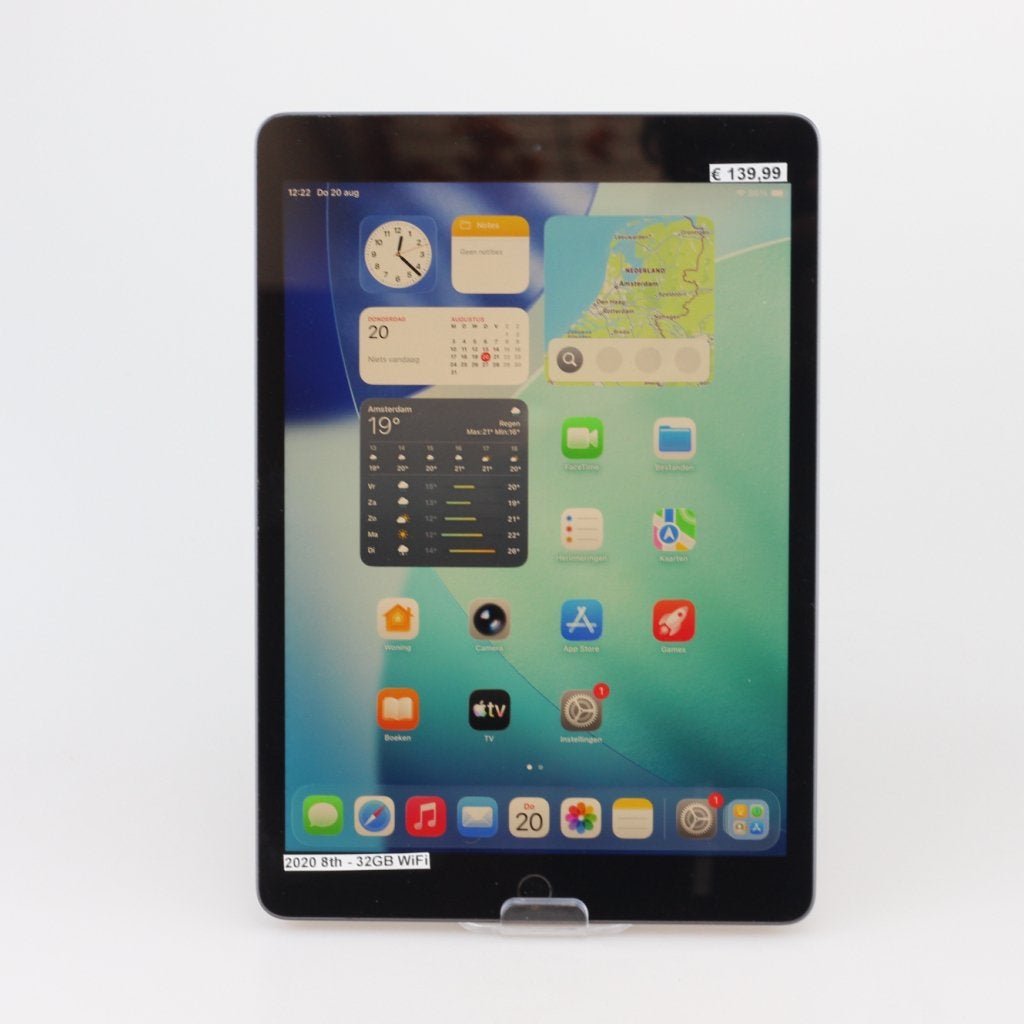 iPad 2020 8th Gen 32GB WiFi Space Gray, Computers en Software, Apple, Zo goed als nieuw, Support@apple.com, One Apple Park Way
Cupertino, CA 95014
United States