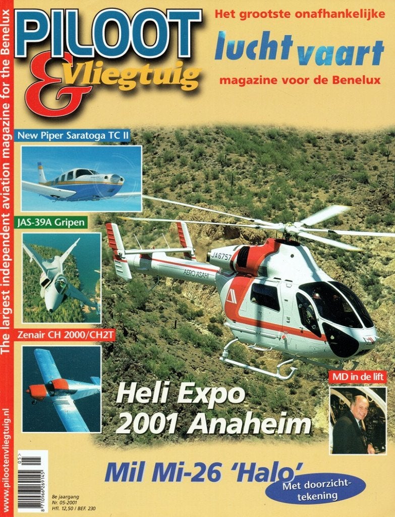 Piloot & Vliegtuig 2001 nr. 5 (o.a. Mil Mi-26 helikopter), Verzenden, Gelezen, Vliegtuig