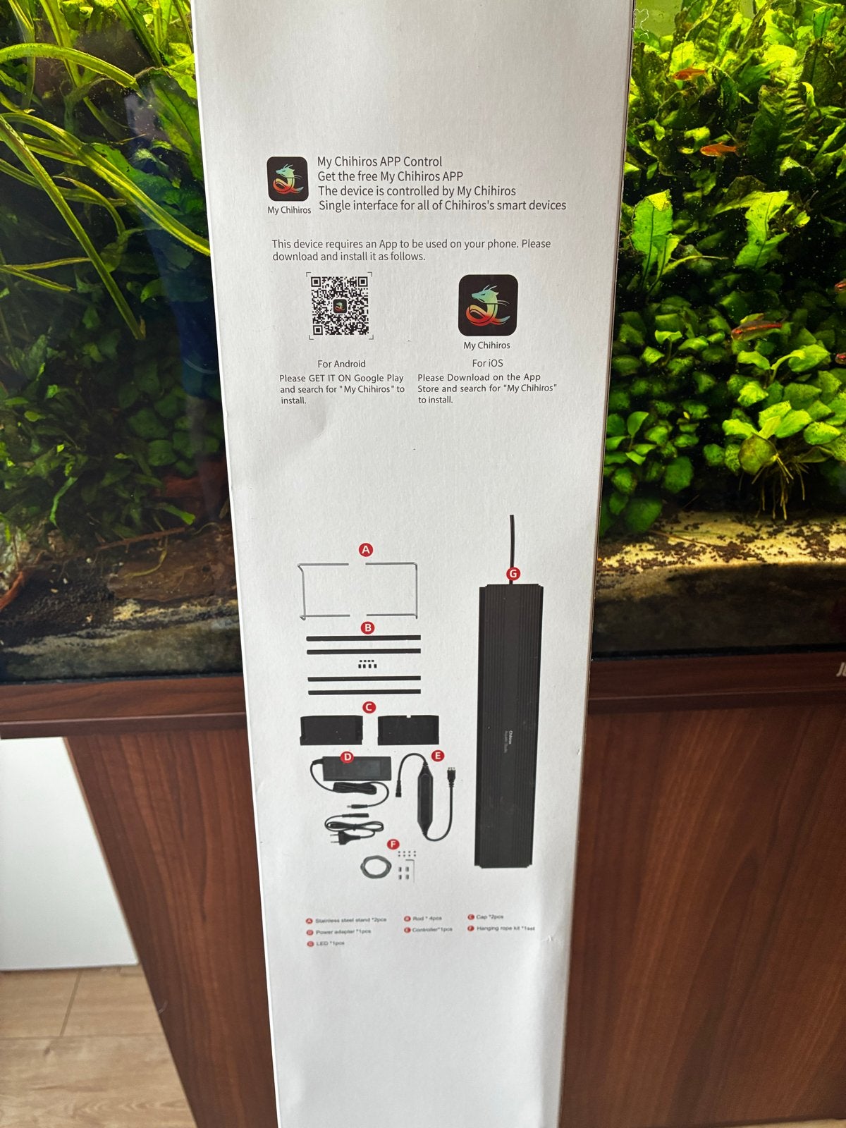 Chihiros wrgb 1200, bluetooth en app, Dieren en Toebehoren, Vissen | Aquaria en Toebehoren, Ophalen, Inclusief toebehoren, Chihiros