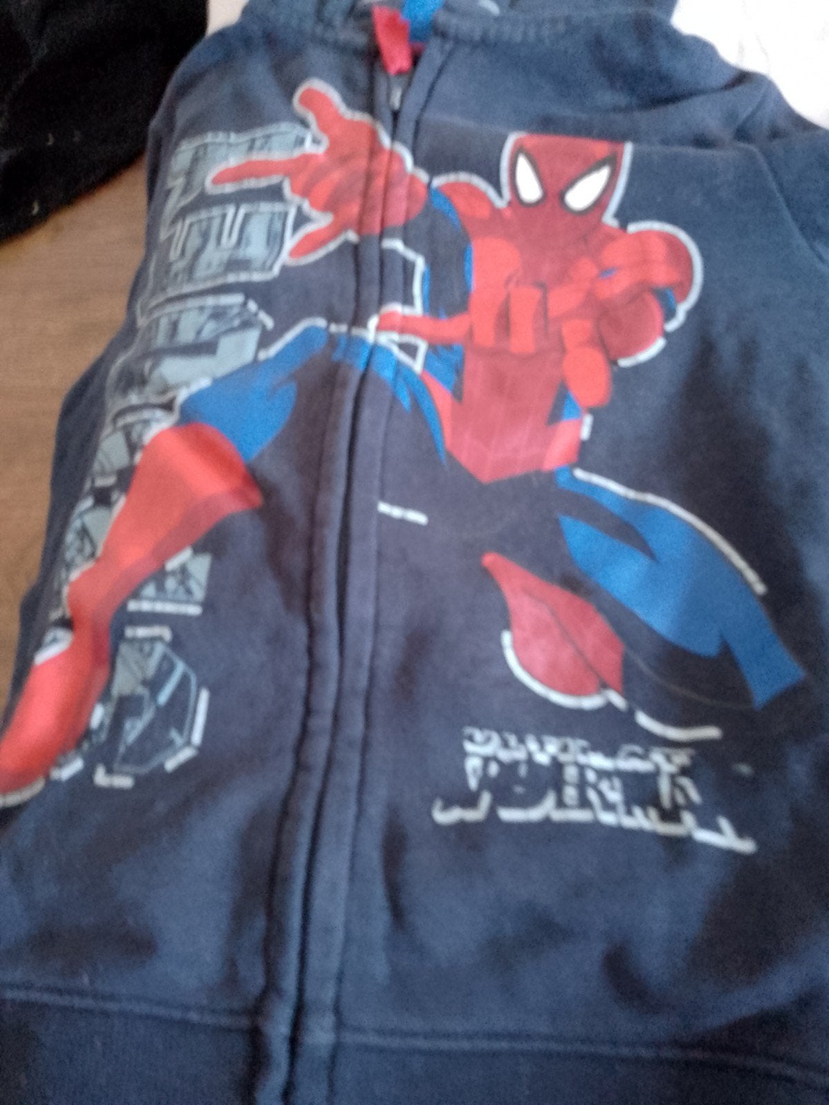 Spiderman Marvel hoodie voor jongens, Ophalen of Verzenden, Gebruikt, Marvel, Jongen