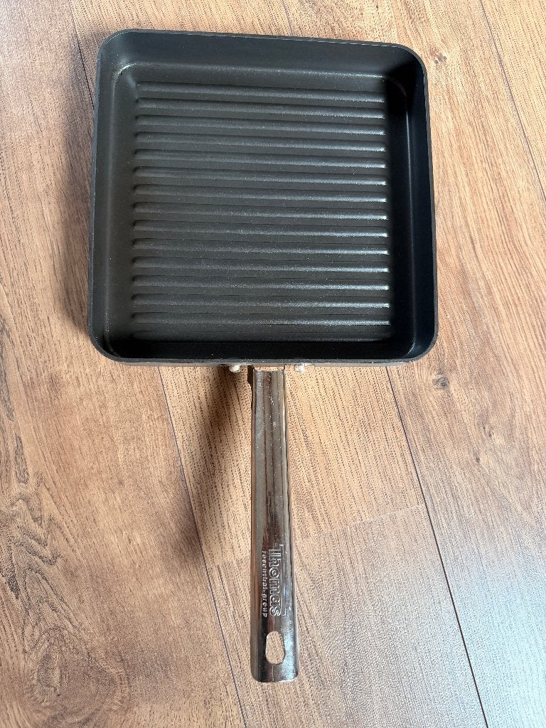 Grillpan Merk: Thomas, Ophalen of Verzenden, Zo goed als nieuw, Antiaanbaklaag, Overige merken