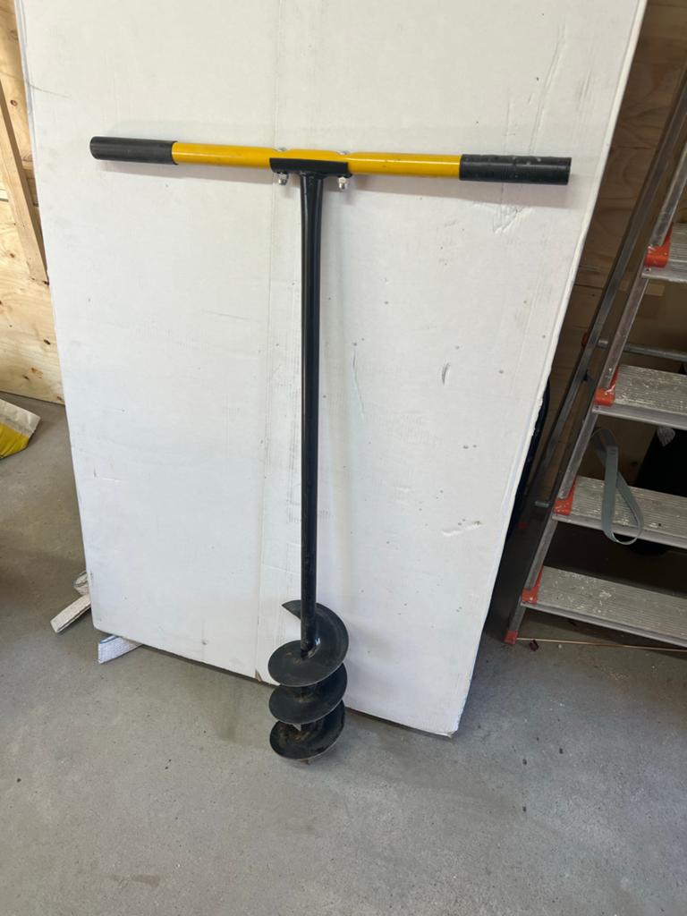 Grondboor 15cm, Ophalen, Zo goed als nieuw