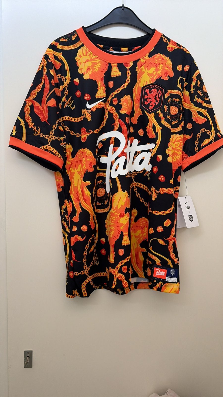 Nike patta nederlands elftal warming-up shirt, Ophalen of Verzenden, Zo goed als nieuw, Maat 52/54 (L)